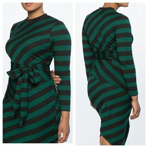 Block Stripe Dress